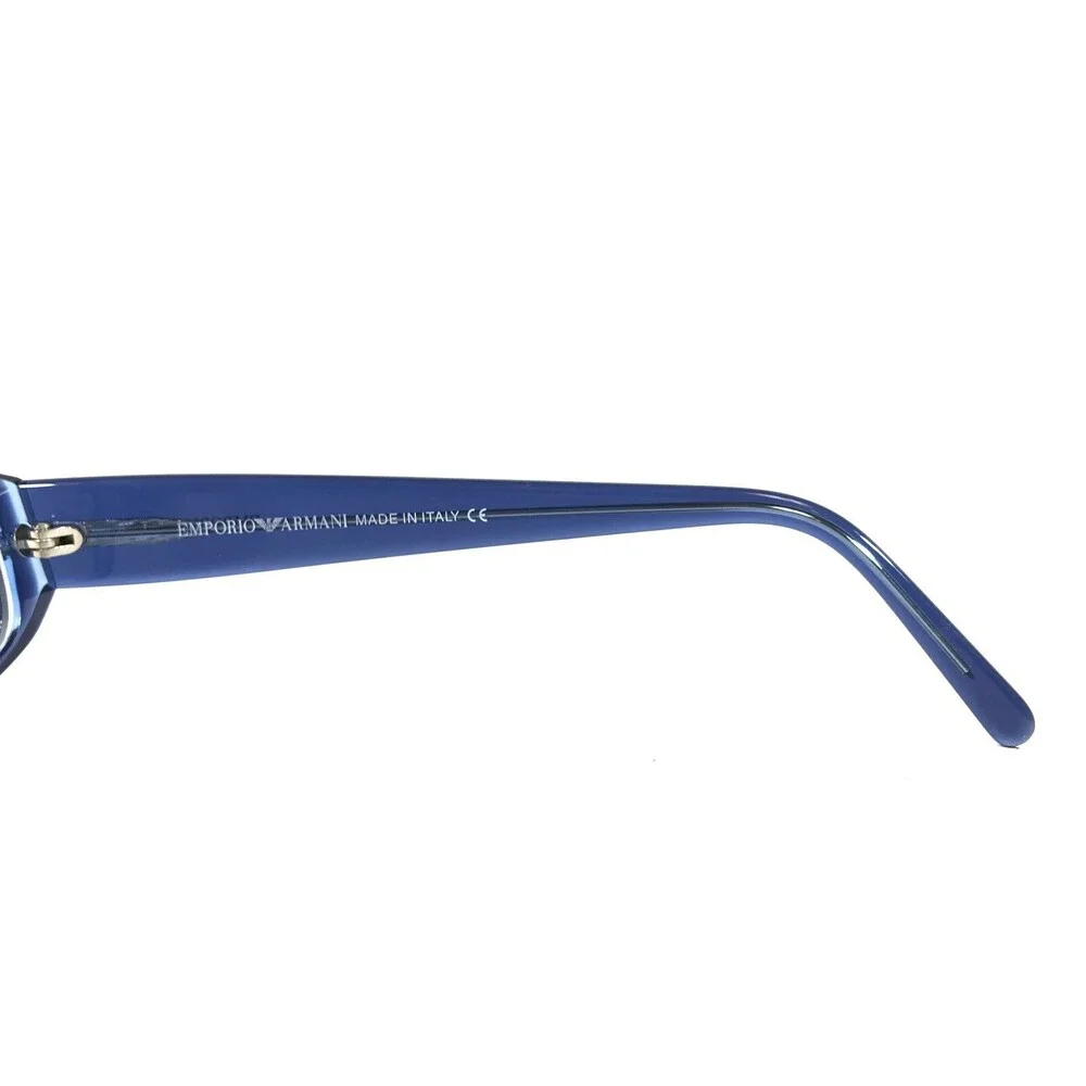Emporio Armani Eyeglasses Frames 566 414 Blue Rectangular Full Rim 48-18-135